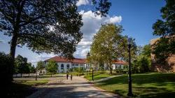 Cole Hall in the Spring